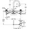 GROHE 3-L-WT-Batterie Atrio Private C. 20595 Knopfbetätigung chrom