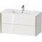 Duravit Waschtischunterbau XVIU 560x1010x480mm Prof. sw ma we supermatt