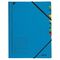 Leitz Ordnungsmappe 39070035 DIN A4 7Fächer farbig Karton blau
