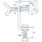 EUROLITE TH-52 Theaterhaken silber