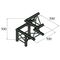 ALUTRUSS TRILOCK S-PAL-32 3-Weg-Ecke /\ links