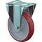 Bockrolle D.80mm Trgf.125kg Guß-PU Platte L104xB80mm BS ROLLEN