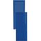 Lochblechseitenwand LOGS 80 H2000xB390mm blau RAL 5022 LOGS
