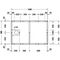 Duravit Fußgestell für Duschwanne Tempano 1400x900mm