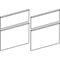 GE Schubladenfront Platin zu iCon WTU 840422