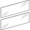 KG Spiegelglas Abdeckung innen, Option Spiegelschrank Plus, Modell 800321