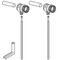 Grohe Befestigungssatz f Euro Keramik Wand-Tiefspül-WC