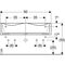 Geberit Spiel-Waschlandschaft BAMBINI 900x415mm 2 Waschpl. o HL o ÜL weiß