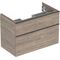 Geberit Waschtischunterschrank iCon 900x615x476mm NB hickory/Griff lava matt