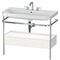 Duravit WTU HAPPY D.2 PLUS 975x490mm m Metallkon o HL ta supermatt