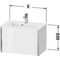 Duravit Waschtischunterbau XVIU 610x400x390mm 1 Az Prof. sw ma ta s-matt