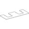 Geberit Waschtischplatte ONE Auss 2-f 1200x20x470mm Marmoroptik we ma