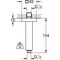 Grohe Deckenauslass RAINSHOWER Länge 154mm chr