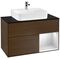 V&B Waschtischunterschrank FINION 1000x603x501mm Regalele. wh ma Wln ven