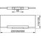 Keuco Cristallinglas-Platte PLAN lose 350x120x8mm