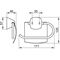 Keuco Toilettenpapierhalter CITY2 mit Deckel vc