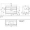 V&B Waschtischunterschrank FINION 1000x603x501mm AP Glas wh ma wh ma lacq.