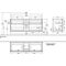 V&B Waschtischunterschrank FINION 1600x603x501mm AP Glas wh ma anthr. ma