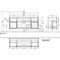 V&B Waschtischunterschrank FINION 1600x603x501mm Regalele. wh Matt Peony