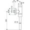 Schell Urinal-Drucksp. SCHELLOMAT Bas SV 1/2Zoll, mit Serviceabsperrventil chrom