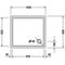 Duravit Rechteck-Duschwanne STARCK SLIML 1000x900x50mm weiß