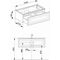 Keuco Waschtischunterbau EDITION 11 1050x350x535mm m LED-I-Bel cash sdm