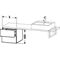 Duravit Konsolenunterschrank L-CUBE 400x320x477mm weiß hochglanz