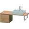 Duravit Konsolenunterschrank L-CUBE 400x420x477mm europäische eiche