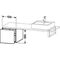 Duravit Konsolenunterschrank L-CUBE 400x420x547mm weiß matt