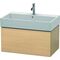 Duravit Waschtischunterbau L-CUBE 394x784x459mm mediterrane eiche