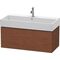 Duravit Waschtischunterbau L-CUBE 394x984x459mm stone blue hochglanz