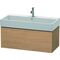 Duravit Waschtischunterbau L-CUBE 394x984x459mm europäische eiche