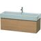 Duravit Waschtischunterbau L-CUBE 394x1184x459mm europäische eiche