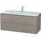 Duravit Waschtischunterbau L-CUBE 1220x481x550mm eiche kaschmir