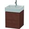 Duravit Waschtischunterbau L-CUBE 544x484x459mm amerikanisch nussbaum