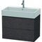 Duravit Waschtischunterbau L-CUBE 544x784x459mm eiche dunkel gebürstet