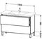 Duravit Waschtischunterbau L-CUBE 1220x481x709mm taupe