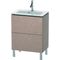 Duravit WT-Unterbau L-CUBE Compact 704x620x391mm eiche kaschmir