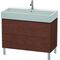 Duravit Waschtischunterbau L-CUBE 582x984x459mm amerikanisch nussbaum