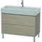Duravit Waschtischunterbau L-CUBE 582x984x459mm pine silver