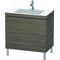 Duravit Waschtischunterbau L-CUBE m WT Vero Air 698x800x480mm 1 HL pi Ter