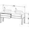 Duravit Waschtischunterbau LUV 743x1783x570mm taupe seidenmatt