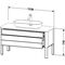 Duravit Waschtischunterbau LUV 743x1388x570mm lichtblau seidenmatt