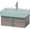 Duravit Waschtischunterbau VERO AIR 298x684x431mm eiche kaschmir