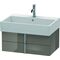 Duravit Waschtischunterbau VERO AIR 298x684x431mm flannel grey hochglanz