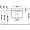 Duravit Waschtisch DURASQUARE COMPACT o ÜL m HLB 600x400mm ohne Hahnloch weiß