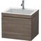 Duravit Waschtischunterbau L-CUBE m WT Vero Air 500x600x480mm 3 HL Kast. d