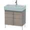 Duravit Waschtischunterbau VERO AIR 581x684x431mm eiche kaschmir