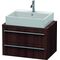 Duravit Konsolenunterschrank X-LARGE 440x700x478mm kastanie dunkel
