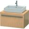 Duravit Konsolenunterschrank X-LARGE 440x800x548mm eiche gebürstet